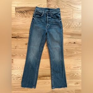 Mother denim brand new crop flare womens 26